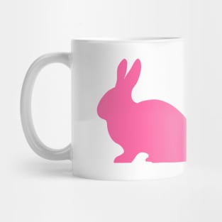 Bunny Rabbit Pattern in Pink Mug